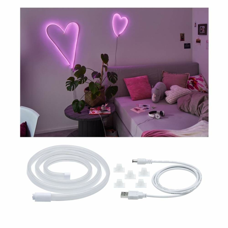 Paulmann Neon Colorflex USB Strip Pink 1m 4,5W 5V