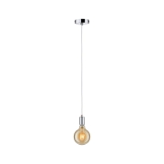 Pendelleuchte Larus IP44 E27 max. 60W Chrom dimmbar