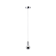 Pendelleuchte Larus IP44 E27 max. 60W Chrom dimmbar