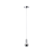 Pendelleuchte Larus IP44 E27 max. 60W Chrom dimmbar