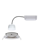 SmartHome Zigbee LED Einbauleuchte Nova Plus schwenkbar rund 84mm 50° Coin 6W 470lm 230V Tunable White Eisen gebürstet