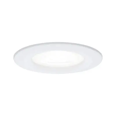 Paulmann LED Einbauleuchte Nova Einzelleuchte rund 1x6.5W IP44 GU10 Weiß (matt) 230V 4000K