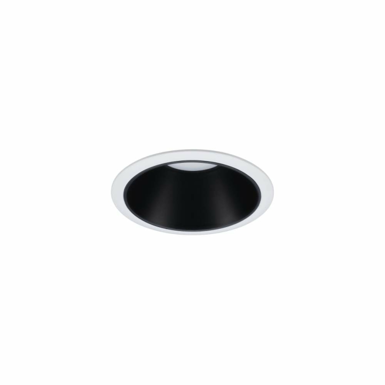 Paulmann LED Einbauleuchte Cole Coin Weiß/Schwarz matt 3er-Set 6W 470lm 2700K IP44 3-Step-Dim