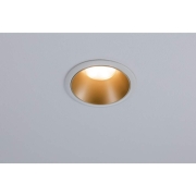 LED Einbauleuchte Cole Coin Weiß/Gold matt 6W 470lm 2700K IP44 3-Step-Dim