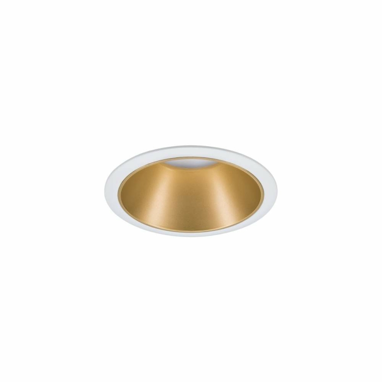 Paulmann LED Einbauleuchte Cole Coin Weiß/Gold matt 3er-Set 6W 470lm 2700K IP44 3-Step-Dim