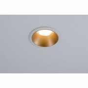 LED Einbauleuchte Cole Coin Weiß/Gold matt 3er-Set 6W 470lm 2700K IP44 3-Step-Dim