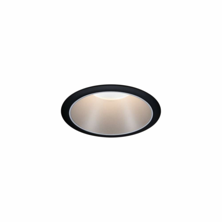 Paulmann LED Einbauleuchte Cole Coin Schwarz/Silber 3er-Set 6W 470lm 2700K IP44 3-Step-Dim