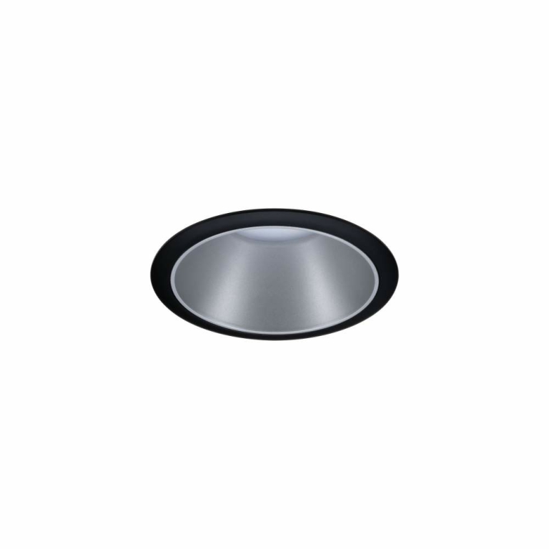 Paulmann LED Einbauleuchte Cole Coin Schwarz/Silber 3er-Set 6W 470lm 2700K IP44 3-Step-Dim