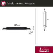 URail Flex Verbinder II Schwarz matt für Bögen bis maximal 90°