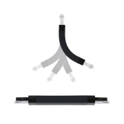 URail Flex Verbinder II Schwarz matt für Bögen bis maximal 90°