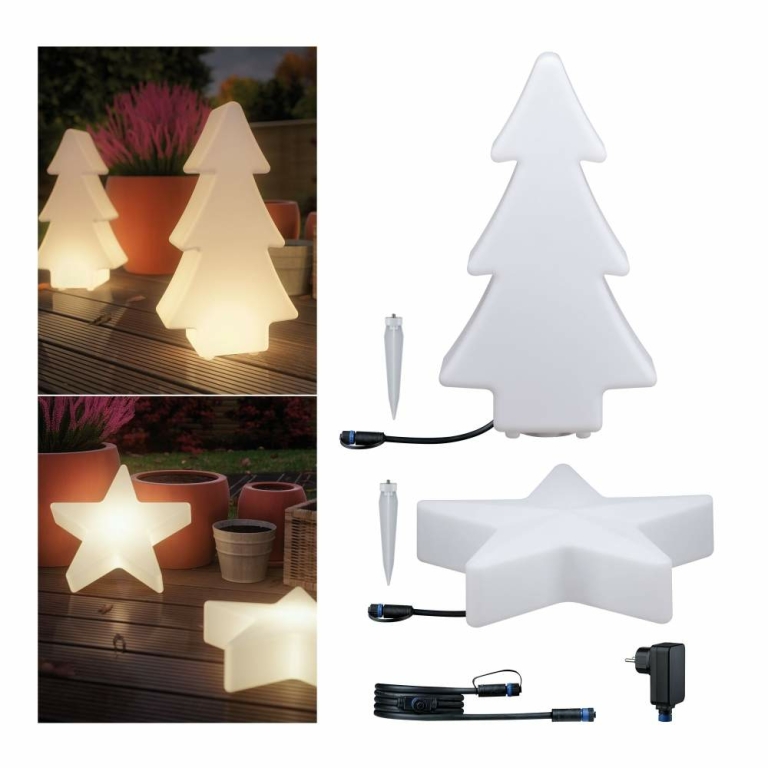 Paulmann Plug & Shine Weihnachts-Bundle Baum & Stern