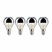 Leuchtmittel Bundle 4x LED Tropfen Kopfspiegel