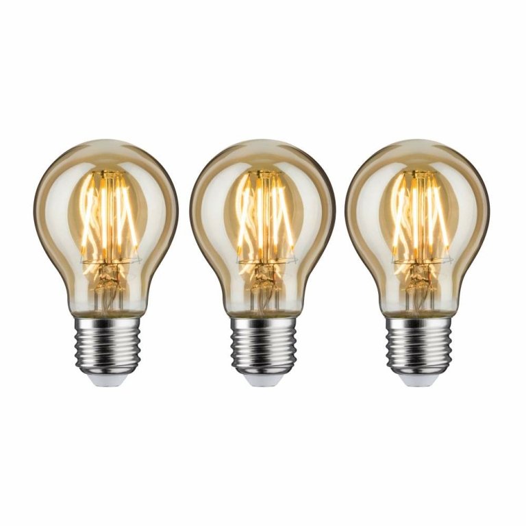 Paulmann Leuchtmittel Bundle 3x LED Vintage Allgebrauchslampe