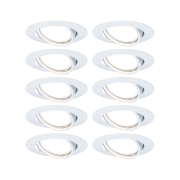 Einbauleuchte LED Base rund max. 10x10W GU10 Weiß matt
