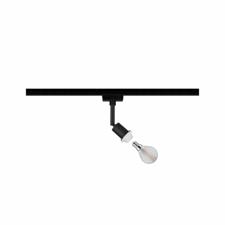 Paulmann URail DecoSystems Basis Einzelspot Schwarz matt E14 max. 20W