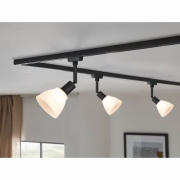 URail DecoSystems Basis Einzelspot Schwarz matt E14 max. 20W