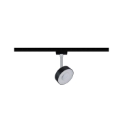 URail LED Schienenspot Circle 5W 152lm 2700K dimmbar schwarz matt chrom (LED fest verbaut)