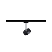 URail LED Schienenspot Circle 5W 152lm 2700K dimmbar schwarz matt chrom (LED fest verbaut)