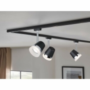 URail Schienenspot Cone GU10 max. 10W schwarz matt chrom