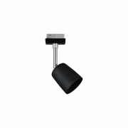 URail Schienenspot Cover GU10 max. 10W schwarz matt chrom