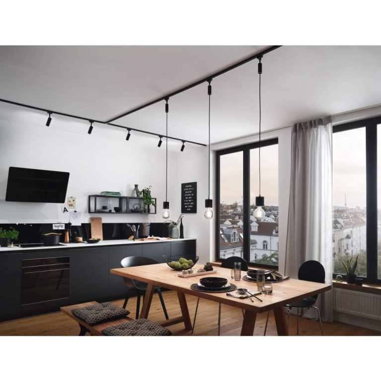 Paulmann URail LED Schienenspot Tubo 4.5W 234lm 4000K schwarz matt (LED fest verbaut)