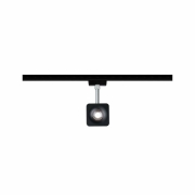 URail LED Schienenspot Cube 65° 8W 589lm 4000K dimmbar schwarz matt chrom (LED fest verbaut)