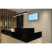 GLENOS Pendelleuchte, mattschwarz, 1m, 52W, 3000K