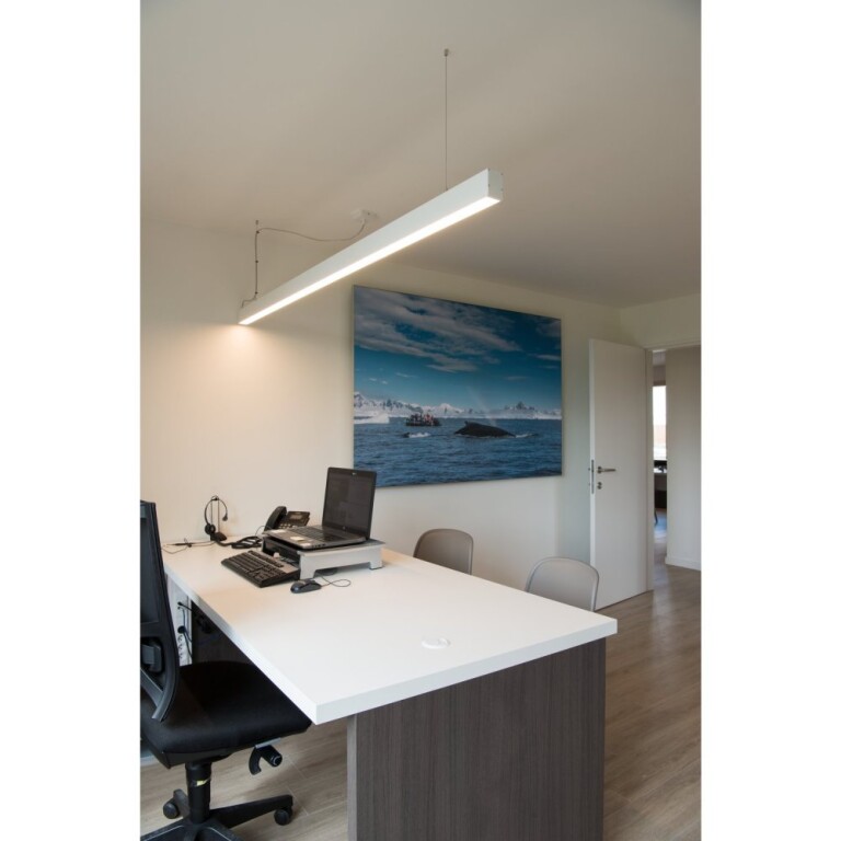 SLV GLENOS Pendelleuchte, mattweiss, 2m, 103W, 4000K