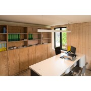 GLENOS Pendelleuchte, mattweiss, 2m, 103W, 4000K