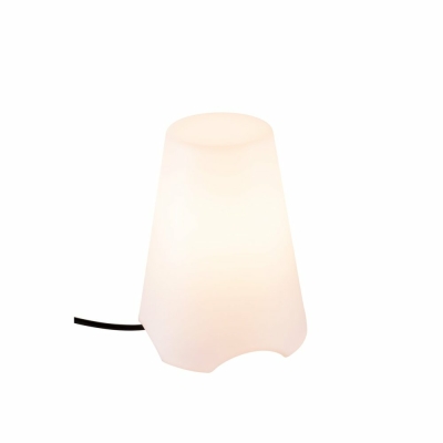 SLV KIROCONE TL, Outdoor Tischleuchte, E27, IP44, weiss, max. 60W