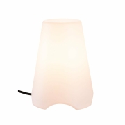 KIROCONE TL, Outdoor Tischleuchte, E27, IP44, weiss, max. 60W