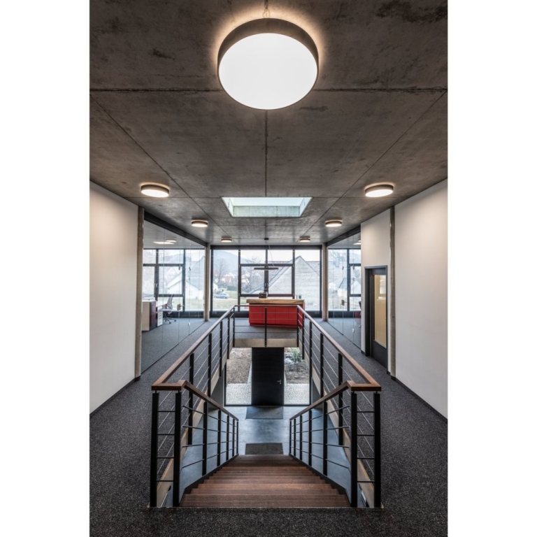 SLV MEDO 90 CW CORONA, LED Indoor Wand- und Deckenaufbauleuchte TRIAC schwarz 3000/4000K