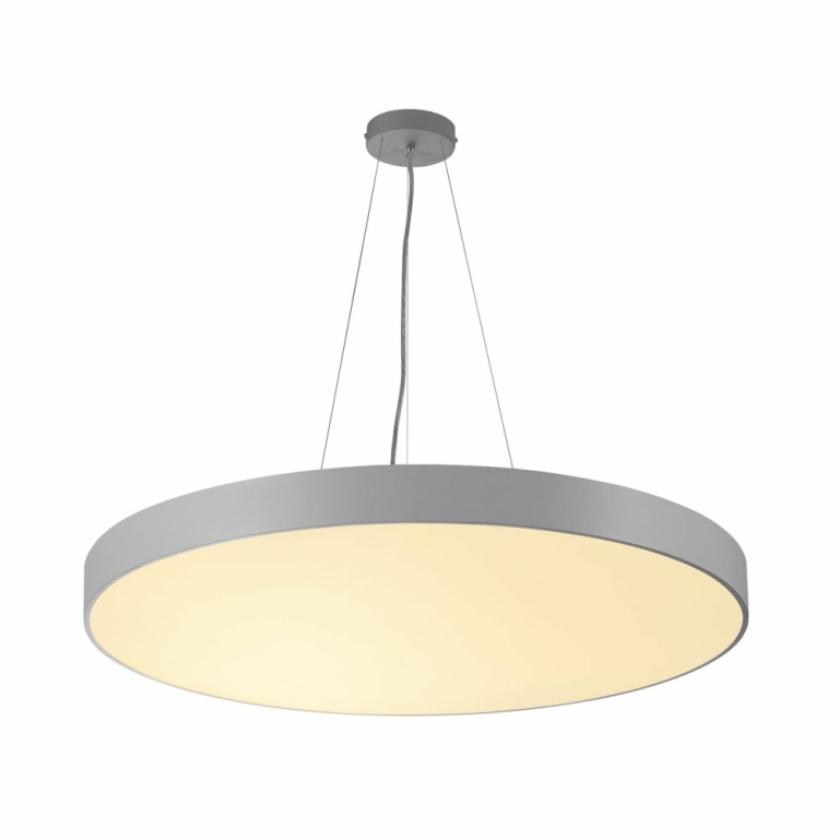 SLV MEDO 90 CW CORONA, LED Indoor Wand- und Deckenaufbauleuchte TRIAC grau 3000/4000K