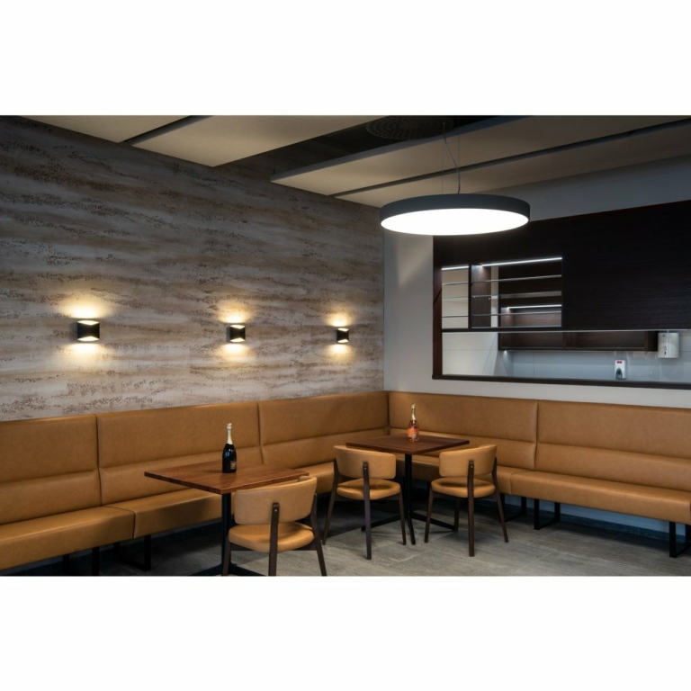 SLV MEDO 90 CW CORONA, LED Indoor Wand- und Deckenaufbauleuchte DALI schwarz 3000/4000K