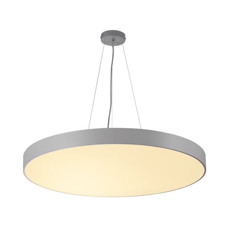 SLV MEDO 90 CW CORONA, LED Indoor Wand- und Deckenaufbauleuchte DALI grau 3000/4000K