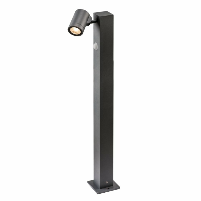 SLV HELIA I Sensor FL Outdoor LED Stehleuchte mit Bewegungsmelder anthrazit 3000K IP55