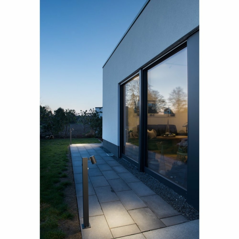 SLV HELIA I Sensor FL Outdoor LED Stehleuchte mit Bewegungsmelder anthrazit 3000K IP55