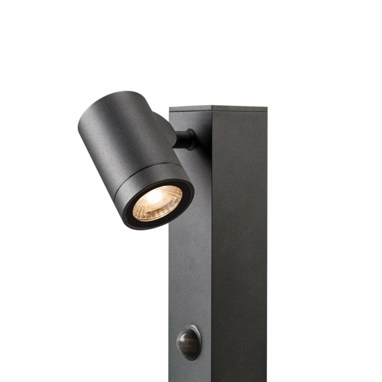 SLV HELIA I Sensor FL Outdoor LED Stehleuchte mit Bewegungsmelder anthrazit 3000K IP55