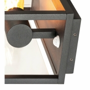 QUADRULO SENSOR WL E27 Outdoor Wandaufbauleuchte anthrazit inklusive Sensor
