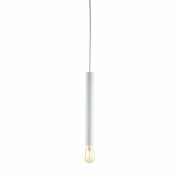 FITU PD E27 Indoor Pendelleuchte weiß 5m Kabel mit offenem Kabelende