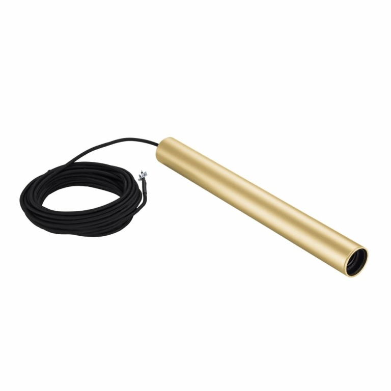 SLV FITU PD E27 Indoor Pendelleuchte messing 5m Kabel mit offenem Kabelende