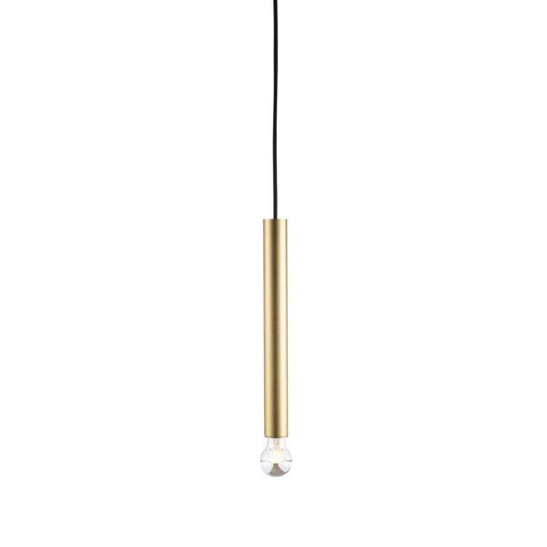 SLV FITU PD E27 Indoor Pendelleuchte messing 5m Kabel mit offenem Kabelende