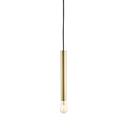 FITU PD E27 Indoor Pendelleuchte messing 5m Kabel mit offenem Kabelende