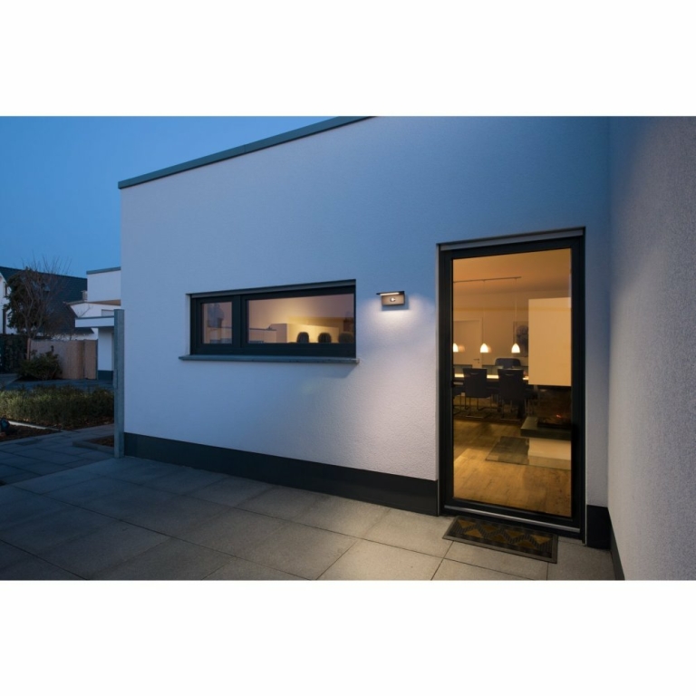 ANGOLUX SOLAR WL LED Outdoor Wandaufbauleuchte anthrazit 3000K