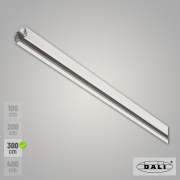S-TRACK DALI 3-Phasen Stromschiene 3m weiß Aufbauschiene