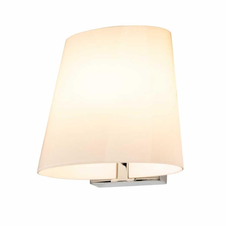 SLV COUPA QT14 Indoor LED Wandaufbauleuchte chrom satiniertes Glas