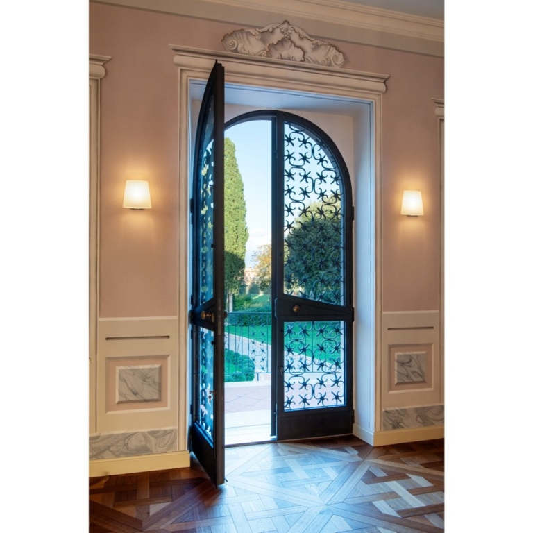 SLV COUPA QT14 Indoor LED Wandaufbauleuchte chrom satiniertes Glas