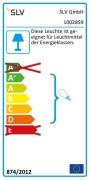 COUPA QT14 Indoor LED Wandaufbauleuchte chrom satiniertes Glas