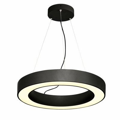 SLV MEDO RING 60 DALI Indoor LED Pendelleuchte schwarz 3000K