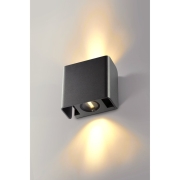 MANA OUT Outdoor Wandaufbauleuchte anthrazit IP65 dimmbar